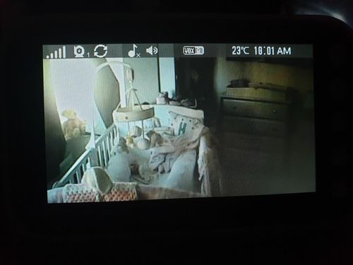 Customer photo review of Wireless Night Vision HD Baby Monitor