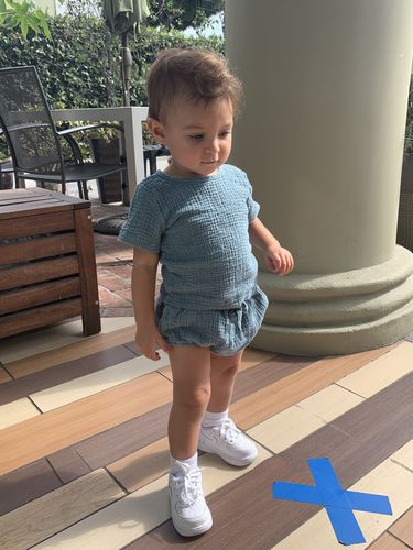 Customer photo review of River set in dark teal