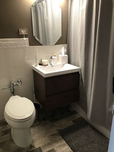 Customer photo review of Monterey Floating Vanity