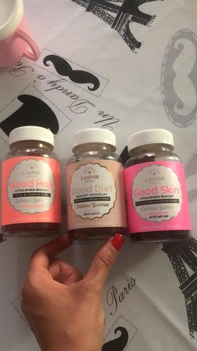 Customer photo review of Pack Hair et Skin