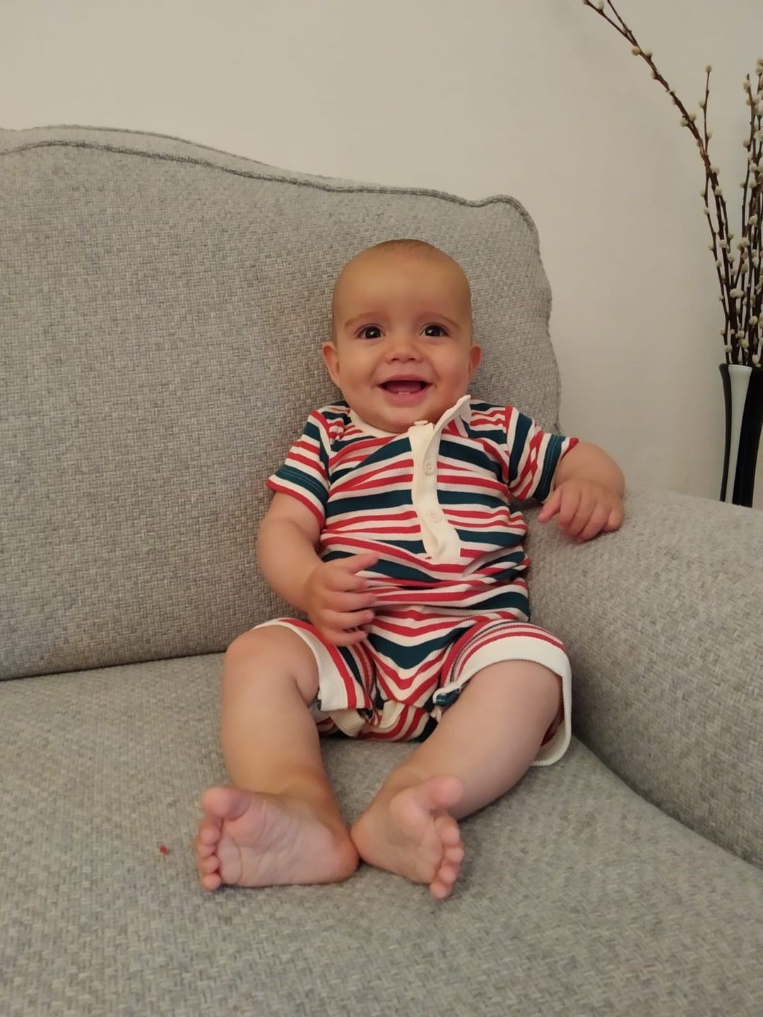 Customer photo review of Nautical Rib Summer Shortie