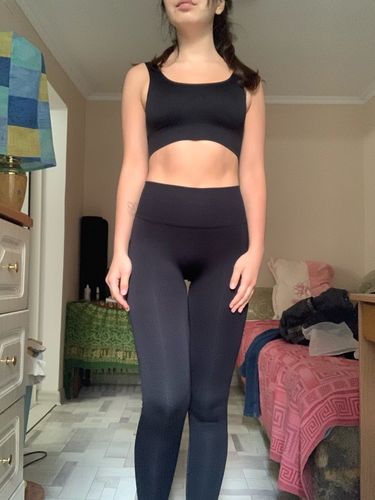 Customer photo review of Legging Taille haute COCOON Noir