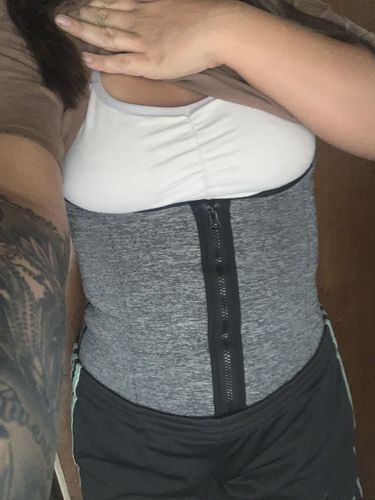 Customer photo review of Neoprene Waist Trainer Vest