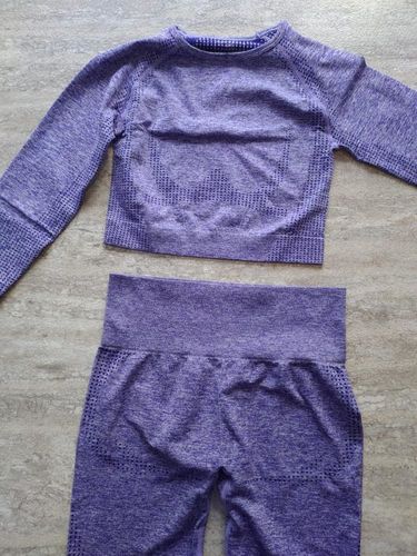 Customer photo review of Crop Top de sport ATHLETIC Violet