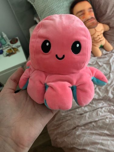 Customer photo review of Moody Octopus Plush
