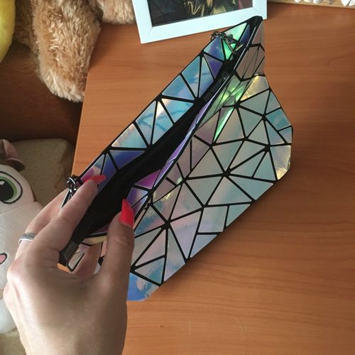Customer photo review of Holumex Chain Purse Holographic Edition