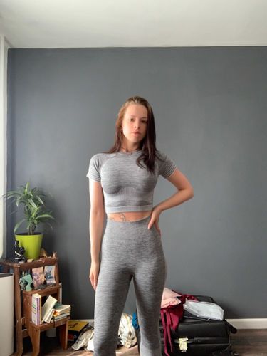 Customer photo review of Legging de sport ICONIC Blanc
