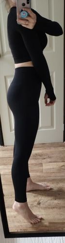 Customer photo review of Crop Top de sport ATHLETIC Noir