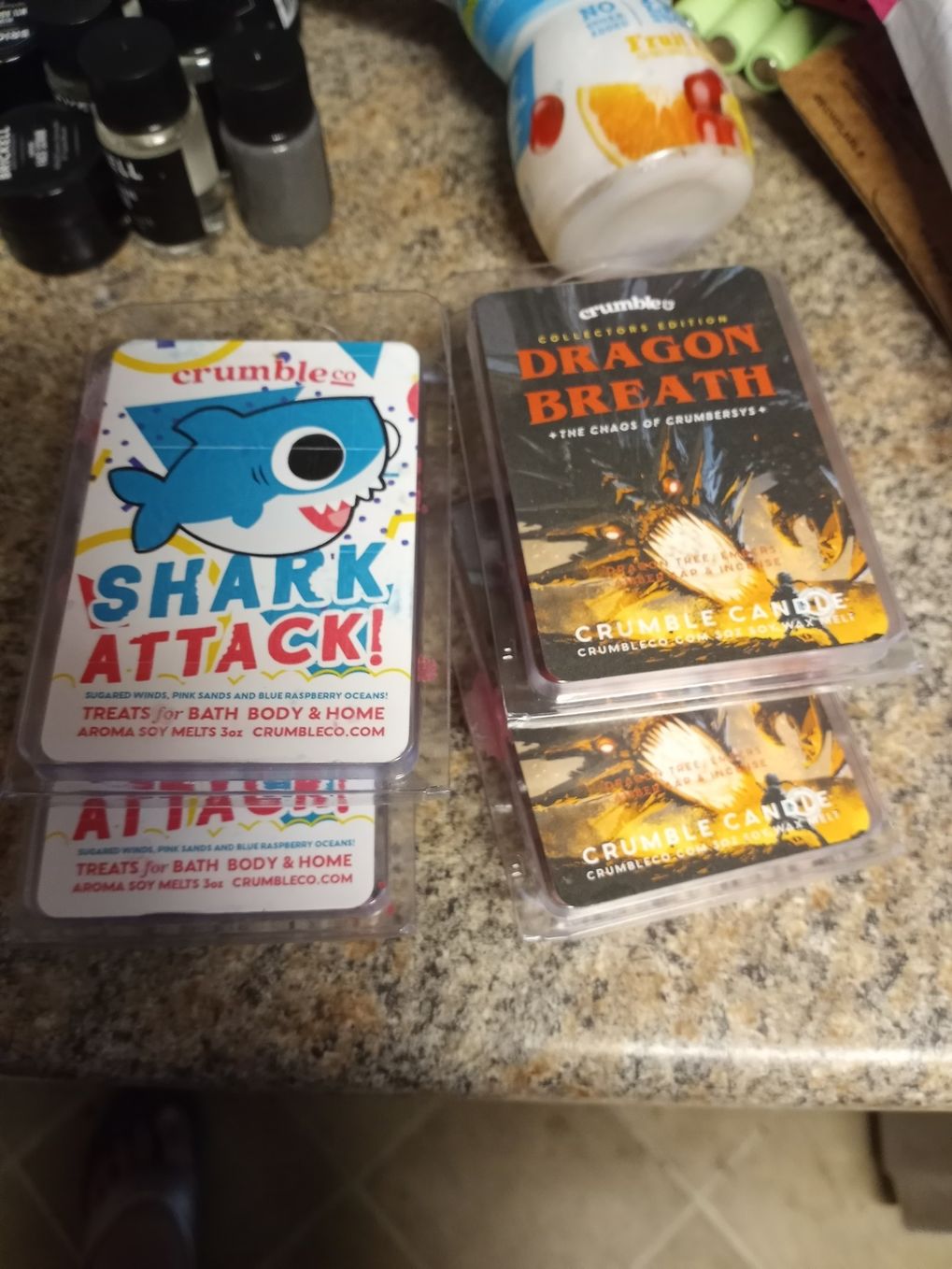 Customer photo review of Dragon Breath Wax Melts