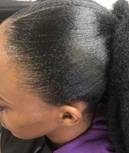 Customer photo review of India’s  Secret Herbal Hair Growth Stimulator (1.69oz) Grow at least 1 inch a month