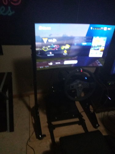 Customer photo review of Portable Monitor Stand