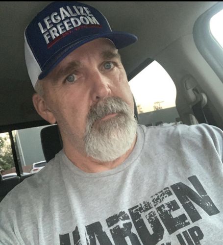 Customer photo review of Legalize Freedom Trucker Hat