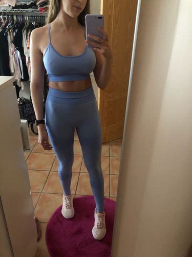 Customer photo review of Legging de sport HARMONY Bleu
