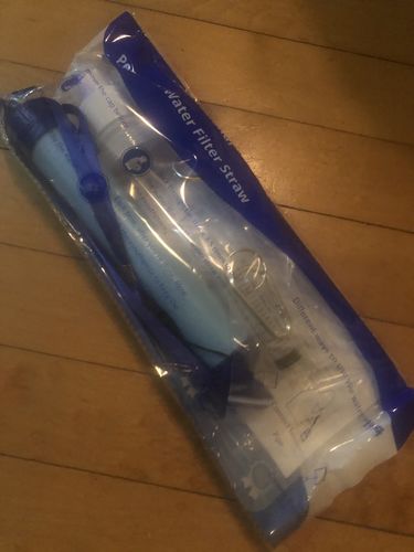 Customer photo review of Portable Water Filter Straw