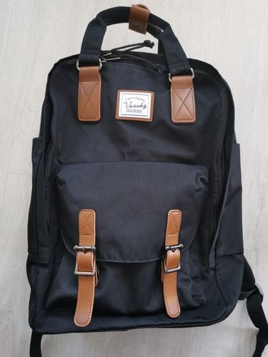 Customer photo review of VASCHY Original Student Backpack