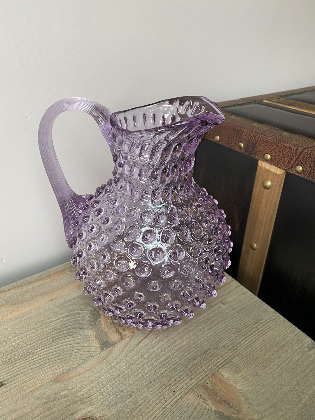 Customer photo review of Lilac Hobnail Jug