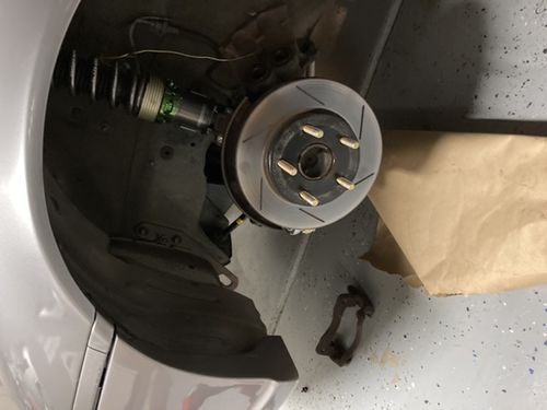 Customer photo review of **FORTUNE AUTO 500 Series - Coilover Suspension Kit (Generation 7 - Newest for 2020)