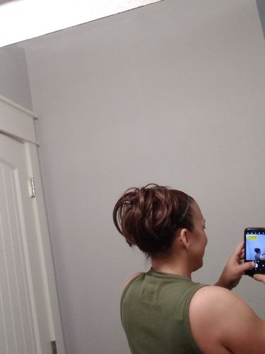 Customer photo review of JuvaBun Straight Bun