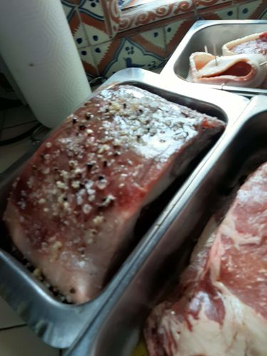 Reseña con foto de un cliente sobre Rib Eye Prime Dry Aged