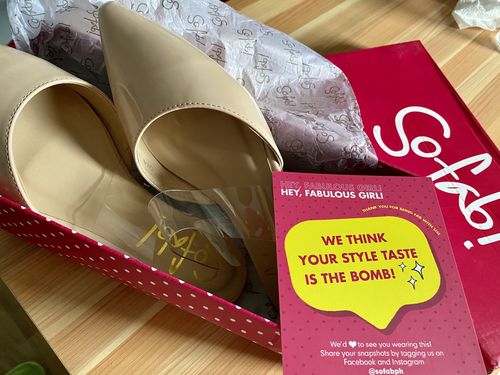 Customer photo review of Gia Flat Mules