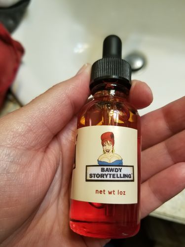 Customer photo review of Bawdy Storytelling Hair and Bawdy Oil