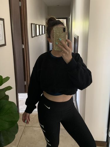 Customer photo review of Adjustable Cropped Jumper