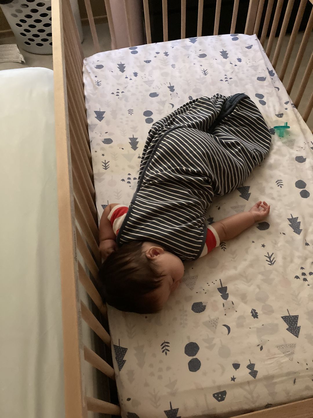 Customer photo review of Wool Comforter, Crib or Toddler