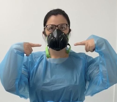 Customer photo review of Stealth P3 Respirator Facemask