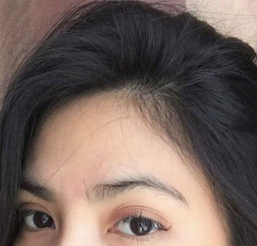 Customer photo review of India’s  Secret Herbal Hair Growth Stimulator (1.69oz) Grow at least 1 inch a month