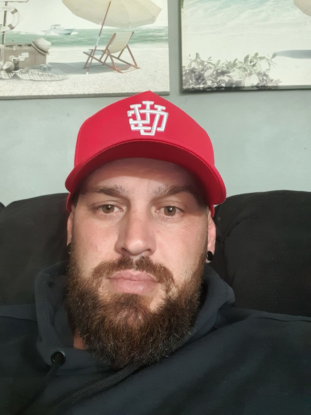 Customer photo review of Blood Red LVCO A-Frame Snapback