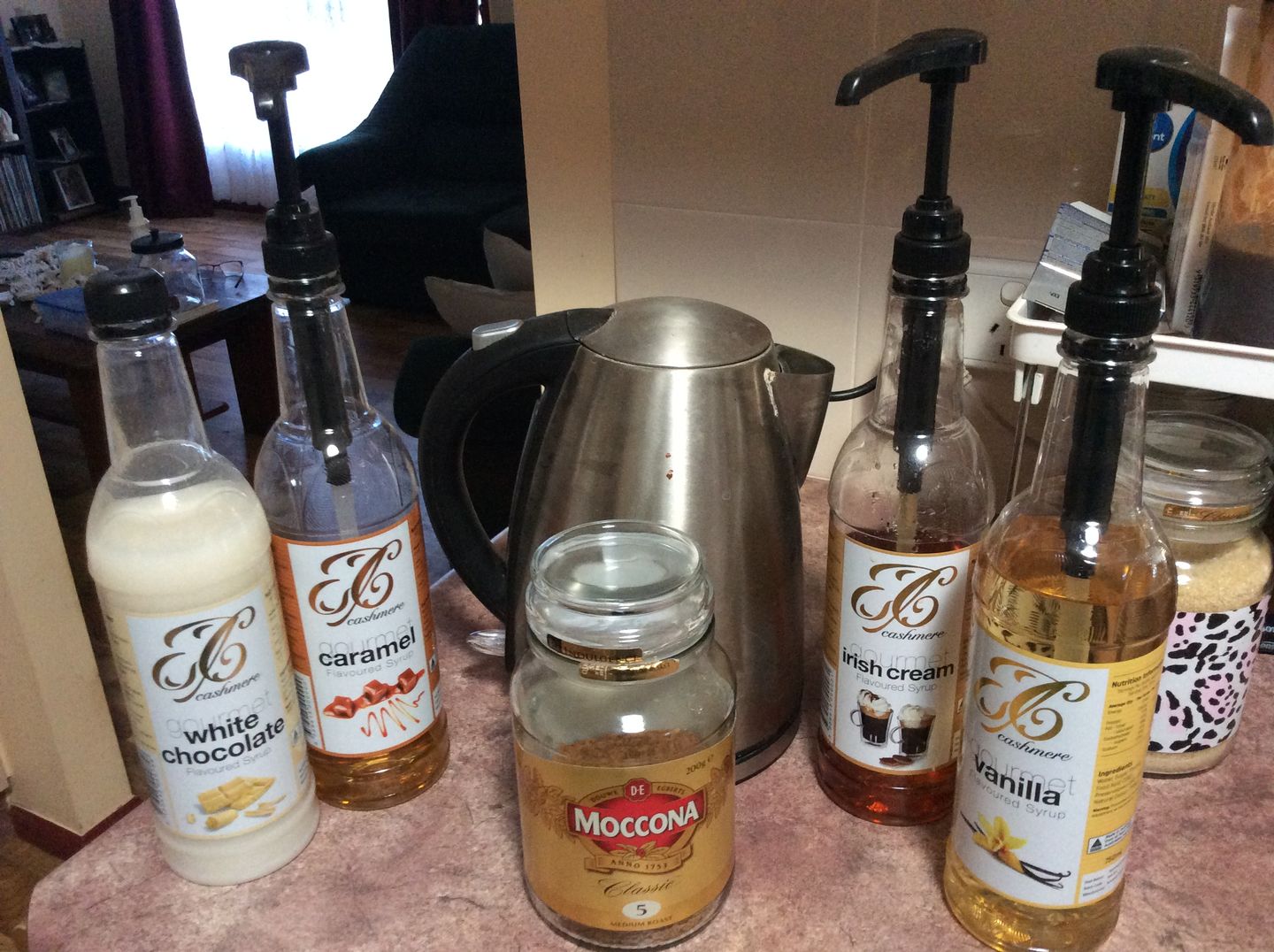 Customer photo review of Irish Cream Coffee Syrup