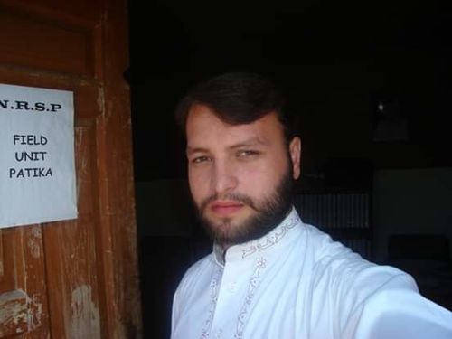 Customer photo review of Crown Fine Quality Wash and Wear ( Unstitched ) Navy Blue