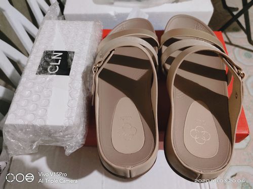 Customer photo review of Judith Comfort Slides