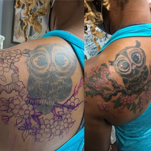 Customer photo review of Signature Tattoo Numbing Cream