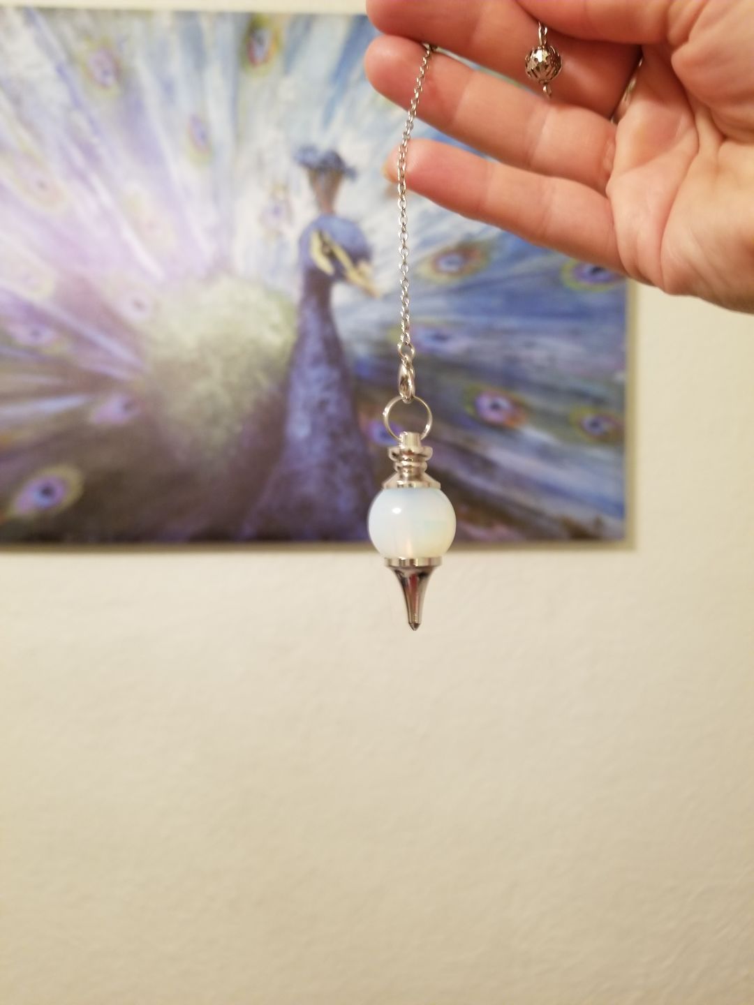 Customer photo review of Healing Energy Opalite Crystal Pendulum
