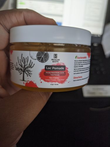Customer photo review of Braids, Loc & Twist Firm Hold Pomade | 4 oz