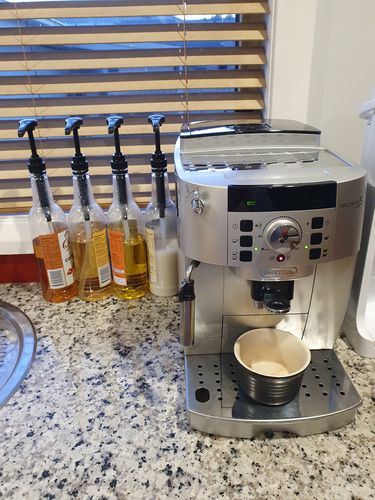 Customer photo review of Caramel Coffee Syrup