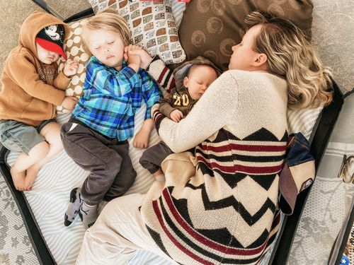 Customer photo review of Pop N' Go® Mattress Cover