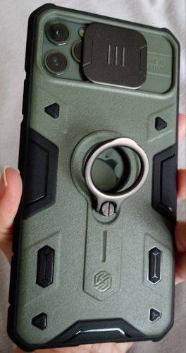 Customer photo review of Anti-Spy Armor Case iPhone 11, 11 Pro, 11 Pro Max, CamShield Camera Protect Privacy Ring Kickstand