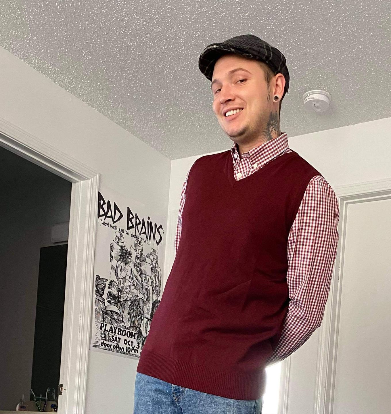 Customer photo review of Tank in Burgundy