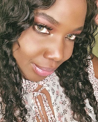 Customer photo review of Icoloured® Queen Brown Colored Contact Lenses