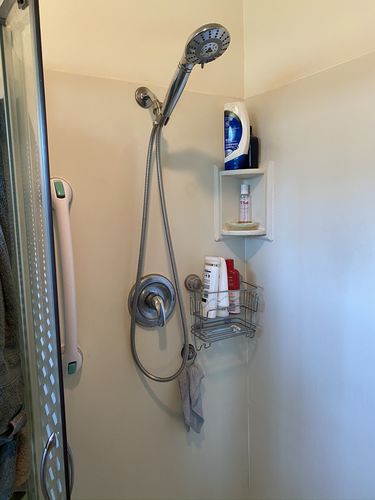 Customer photo review of Universal Shower Head Holder