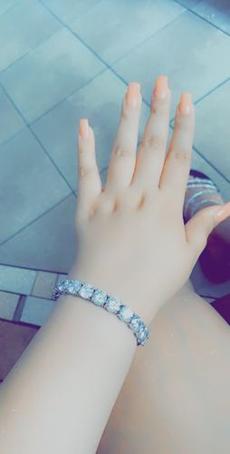 Customer photo review of Boss Babe bracelet