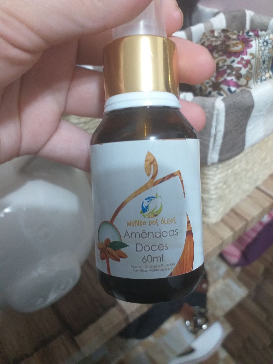 Customer photo review of Óleo de Amendoas Doce