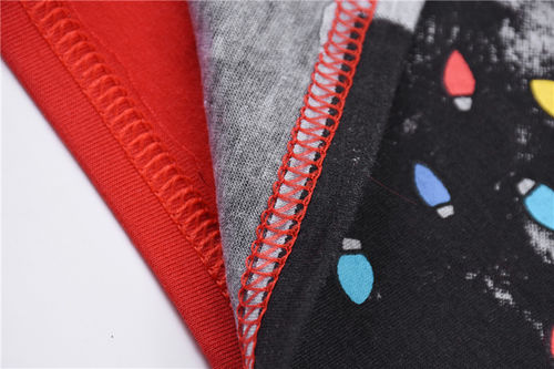 Customer photo review of Merry Christmas Antler Print Plaid Design Family Matching Pajamas Sets