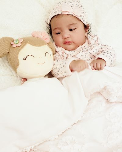 Customer photo review of Personalized Gloveleya Spring Girl Doll With Gift Bag - 5 Colors