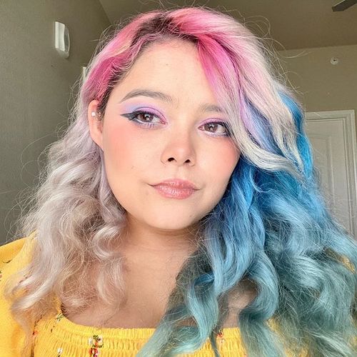 Customer photo review of Icoloured® Juice Brown Colored Contact Lenses