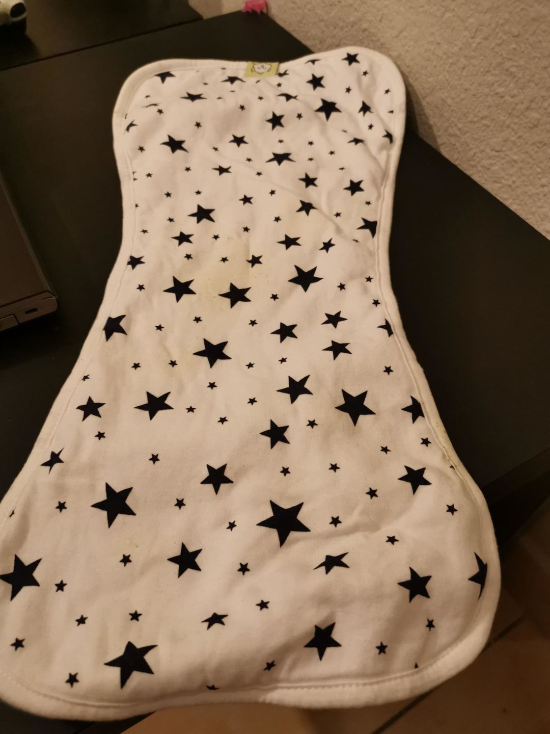 Customer photo review of Organic Baby Burp Cloths