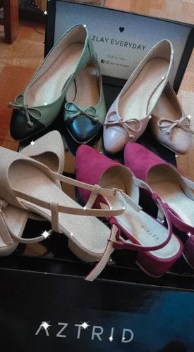 Customer photo review of Gian Beige Suede