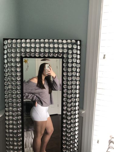 Customer photo review of Active Shorts - White